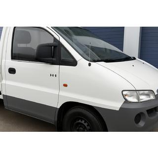 Okenné lišty (2 ks, nerez) Hyundai H200, H1, Starex 1998–2007 fotografia 1