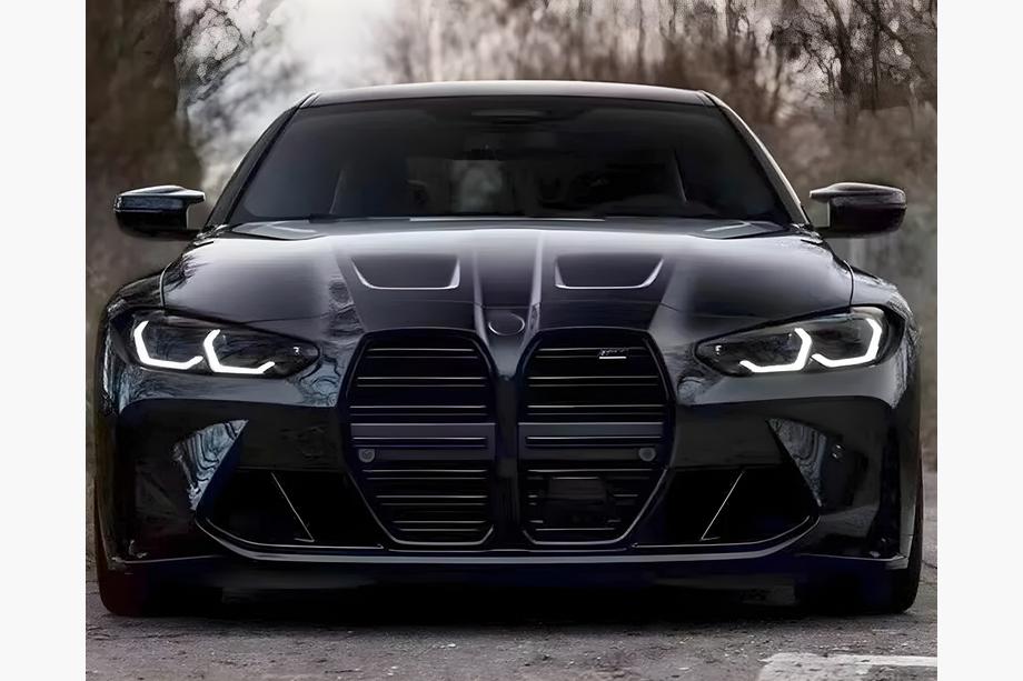 BMW 4. séria G22/23/26 2020– M-Look obličkové mriežky (pre G26, matná čierna) Image