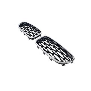 Obličkové mriežky Diamond Black (chrómové lemovanie) BMW 5. rad F10/F11 2010–2016 fotografia 4
