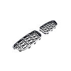 BMW 5. rad F10/F11 2010–2016 Obličkové mriežky Diamond Silver (chrómový lem) fotografia 3