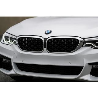 Obličkové mriežky Diamond Black V1 (2017-2020, chrómový lem) BMW 5. rad G30/G31 2017–2023 fotografia 1