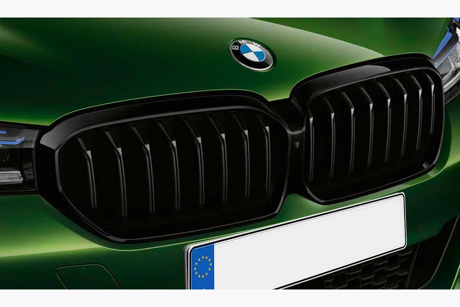 BMW 5. rad G30/G31 2017–2023 Obličkové mriežky 1 Bar (2021+, lesklá čierna) Fotografia 1