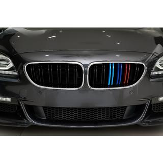 Obličkové mriežky M-Look (M-Color s chrómovým lemom) BMW 6. séria F12/F13/F06 2011–2018 fotografia 1