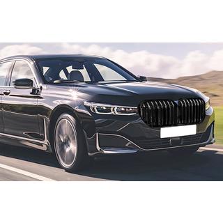Predná maska (ľadvinky) 1 Bar (2019-2022, čierny lesklý) BMW 7. séria G11/G12 2015–2022 fotografia 2