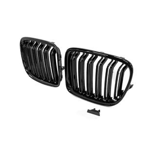 Obličkové mriežky M-Look (lesklá čierna) BMW X1 E84 2009–2015 fotografia 3