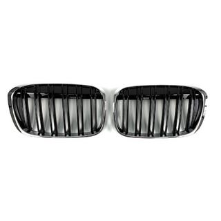 M-Look obličkové mriežky (2015-2019, lesklá čierna s chrómovým rámikom) BMW X1 F48 2015–2022 fotografia 2