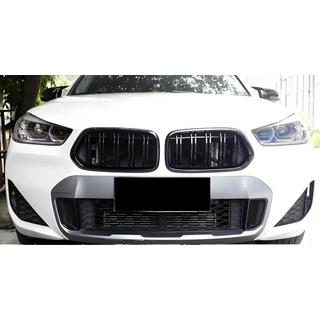 Obličkové mriežky M-Look (lesklá čierna) BMW X2 F39 2018–2023 fotografia 1
