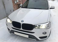 BMW X3 F25 2011–2018 M-Look obličkové mriežky (2014-2018, matná čierna) fotografia 1