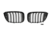 BMW X4 G02 2018– Obličky masky M-Look (2018-2021, matná čierna) fotografia 5