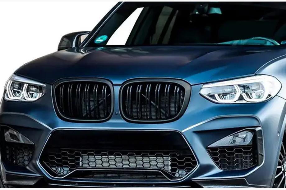 BMW X4 G02 2018– Obličky masky M-Look (2018-2021, matná čierna) Image