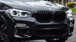 BMW X3 G01 2018– Obličky 1 Bar (2018-2021, čierny lesklý) fotografia 4