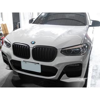 Obličkové mriežky 1 Bar (2018-2021, matná čierna) BMW X3 G01 2018– fotografia 1