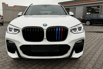 BMW X3 G01 2018– Obličkové mriežky 1 bar (2018-2021, M-Color) fotografia 1