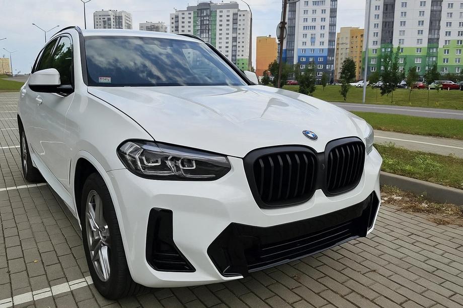 BMW X3 G01 2018– Predná mriežka 1 Bar (2021+, matná čierna) Image