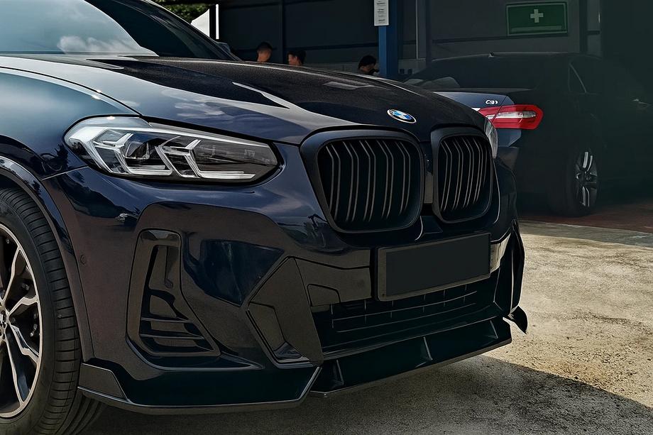 BMW X3 G01 2018– Ľadvinky M-Look (2021+, matná čierna) Image