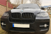 BMW X5 E70 2007–2013 M-Look ľadvinky (matná čierna) fotografia 2