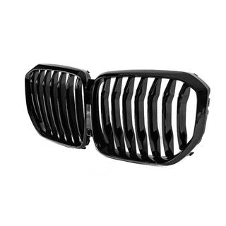 Obličkové mriežky 1 Bar (2019-2022, lesklá čierna) BMW X5 G05 2019–2026 fotografia 4