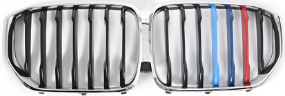 BMW X5 G05 2019–2026 Ľadvinky masky 1 Bar (2019-2022, M-Color s chrómovým lemovaním) fotografia 2