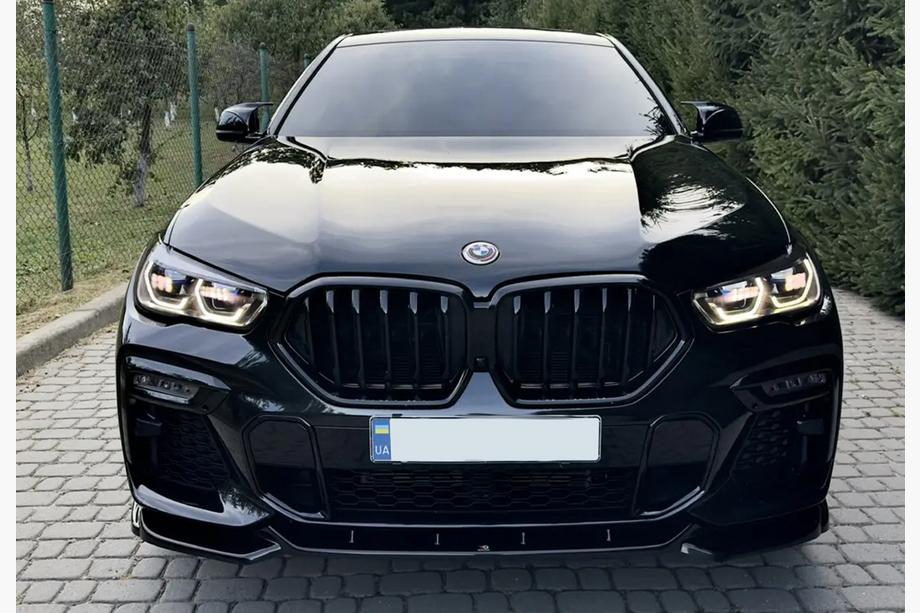 BMW X6 G06 2019–2027 Obličkové mriežky 1 Bar (2019-2022, lesklá čierna) Image