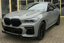 BMW X6 G06 2019–2027 Obličkové mriežky 1 Bar (2019-2022, matná čierna) fotografia 1