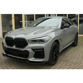 Obličkové mriežky 1 Bar (2019-2022, matná čierna) BMW X6 G06 2019–2027 fotografia 1