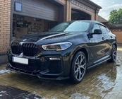BMW X6 G06 2019–2027 M-Look obličkové mriežky (2019-2022, lesklá čierna) fotografia 1