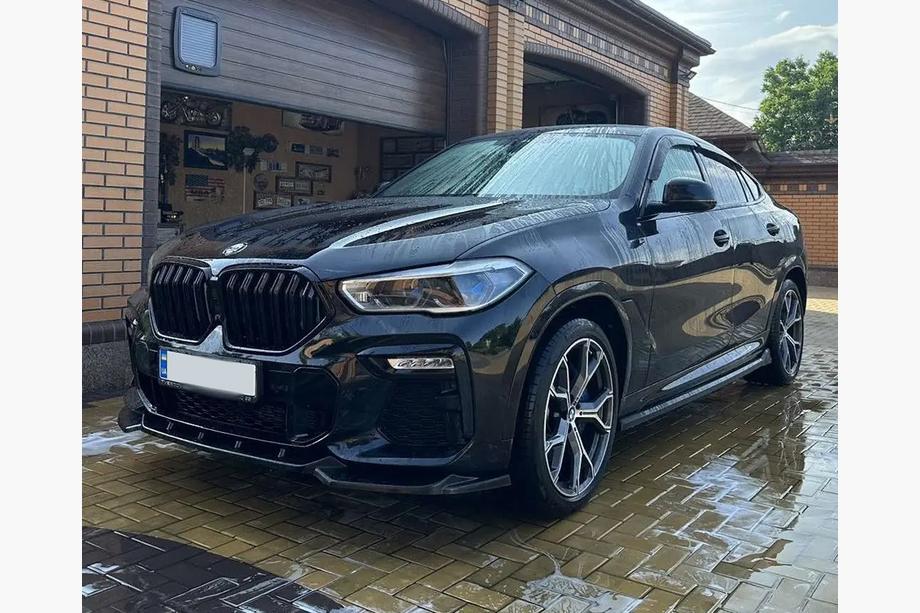 BMW X6 G06 2019–2027 M-Look obličkové mriežky (2019-2022, lesklá čierna) Image