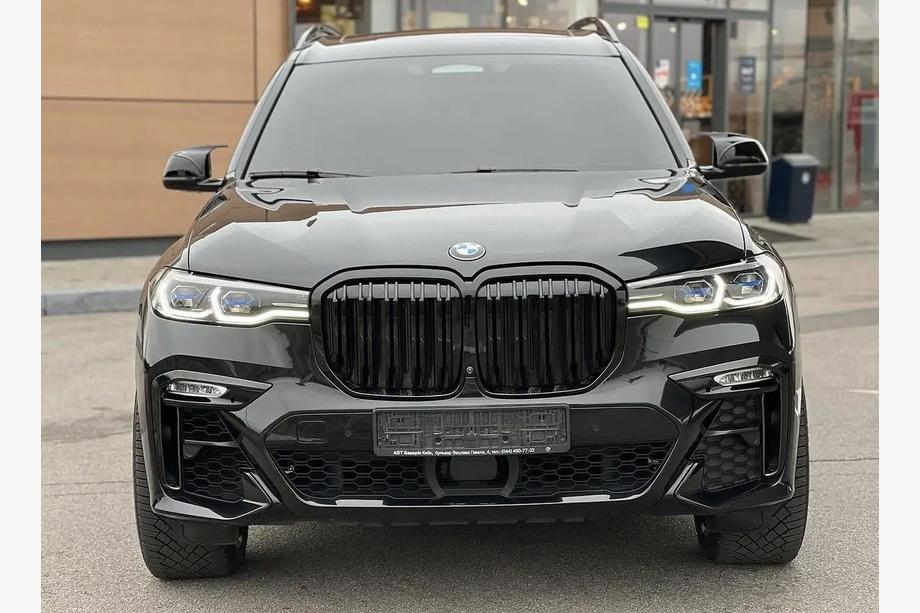 BMW X7 G07 2019– M-Look obličkové mriežky (2019-2022, lesklá čierna) Image