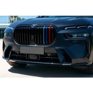 Obličkové mriežky 1 Bar (2023+, matná čierna) BMW X7 G07 2019– fotografia 1