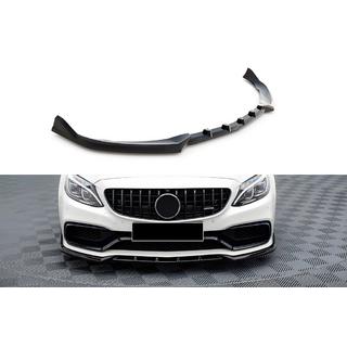 Predný lip spojler DPT (2017-2020, čierny lesk) Mercedes C-сlass W205 2014–2021 fotografia 1