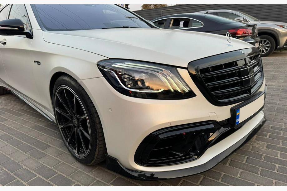 Mercedes S-class W222 2013–2022 Predný lip spojler BRB (2018+) Image