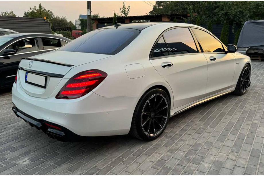 Mercedes S-class W222 2013–2022 Zadný difúzor BRB (na lakovanie, 2018+) Image