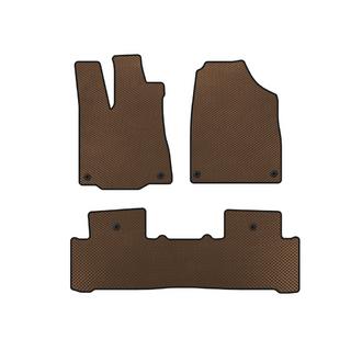 EVA rohože do interiéru (2 rady, hnedé) Acura MDX 2013–2020