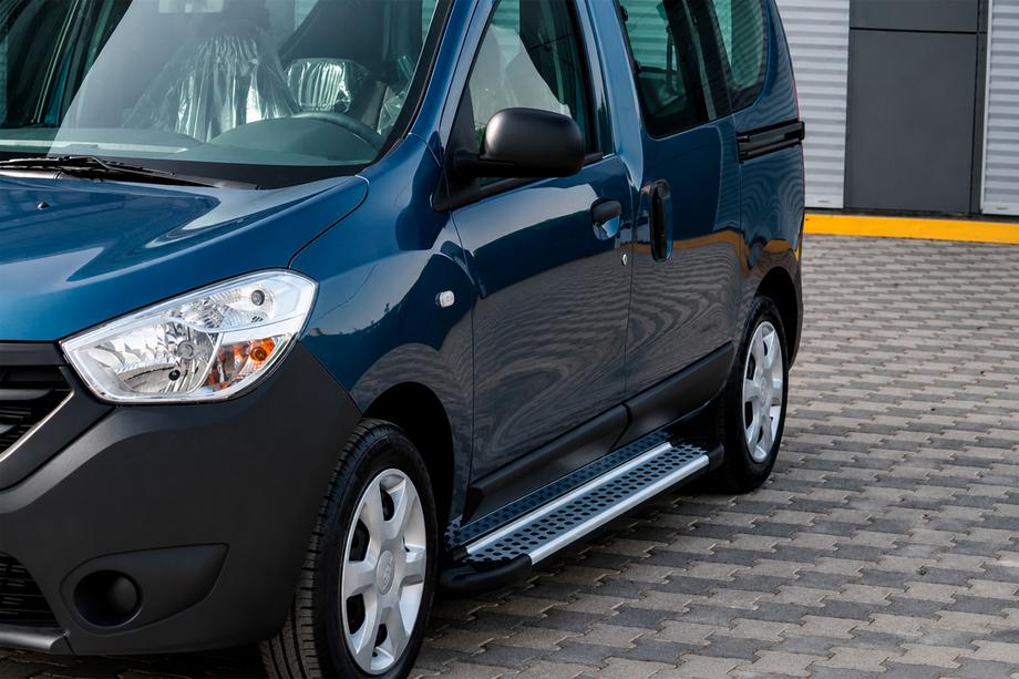 Renault Dokker 2013–2022 Bočné nášľapy Allmond Grey (2 ks, hliník) Image