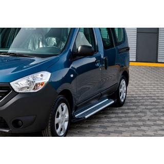 Bočné nášľapy typu X5 (2 ks, hliník) Dacia Dokker 2013–2022 fotografia 1