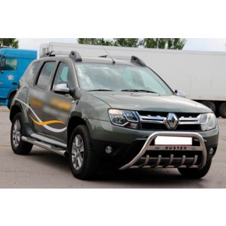 Bočné rúrky s vložkami (2 ks, nerez) Renault Duster 2008–2017 fotografia 2