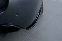 BMW 5. rad E60/E61 2003–2010 Zadné FLAP nadstavce DPT (čierny lesk) fotografia 3