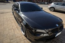 BMW 5. rad E60/E61 2003–2010 Bočné prahy DPT (lesklá čierna) fotografia 4