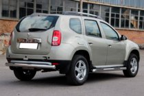 Dacia Duster 2008–2018 Bočné prahové rúrky s vložkami (2 ks, nerez) fotografia 4