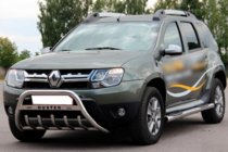 Dacia Duster 2008–2018 Bočné prahové rúrky s vložkami (2 ks, nerez) fotografia 2