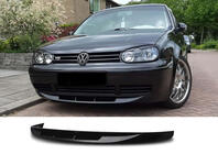 Volkswagen Golf 4 1997–2006 Predný lip spojler DPT (matná čierna) fotografia 1