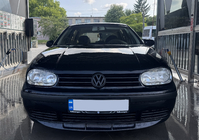 Volkswagen Golf 4 1997–2006 Predný lip spojler DPT (matná čierna) fotografia 5