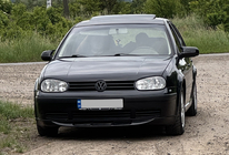 Volkswagen Golf 4 1997–2006 Predný lip spojler DPT (matná čierna) fotografia 4