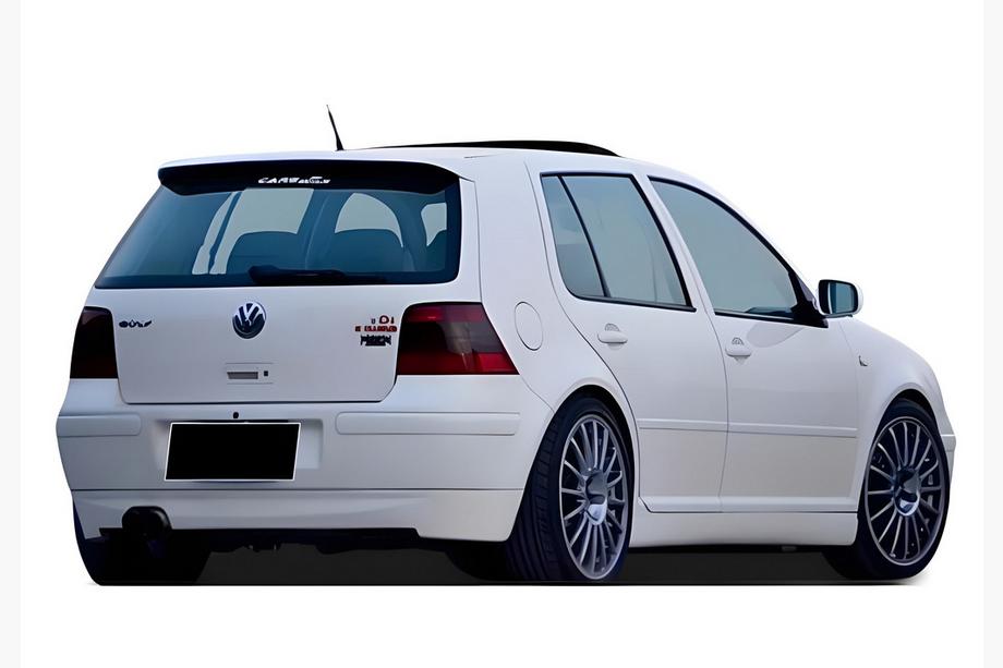 Volkswagen Golf 4 1997–2006 Zadný difúzor DPT (čierny matný) Image