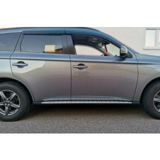Bočné nášľapy OEM V1 (2 ks, hliník) Mitsubishi Outlander 2012–2021 fotografia 1