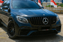 Mercedes GLC Coupé C253 2016–2023 Predná maska chladiča GT Panamericana Black (pre 2015-2019) fotografia 1
