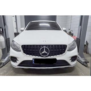 Predná maska chladiča GT Panamericana Black (pre 2015-2019) Mercedes GLC Coupé C253 2016–2023 fotografia 3