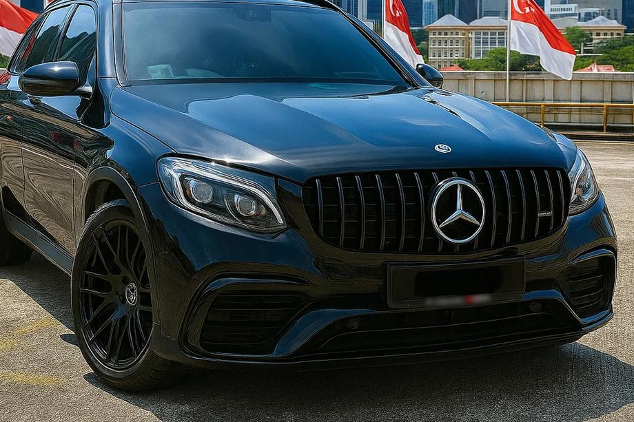 Mercedes GLC Coupé C253 2016–2023 Predná maska chladiča GT Panamericana Black (pre 2015-2019) Image