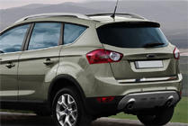 Ford Kuga 2008–2013 Nerezová lišta hrany kufra fotografia 2