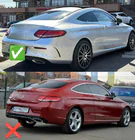 Mercedes C-class W205 2014–2021 Karosársky bodykit s difúzorom pre Coupe (dizajn Black Mamba C63GT) fotografia 4